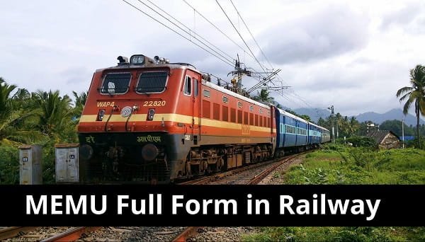 MEMU Full Form in Railway