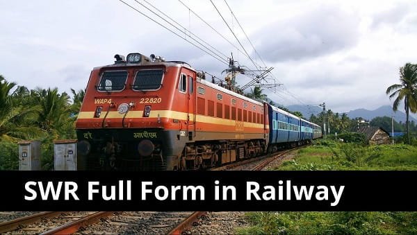 SWR Full Form in Railway